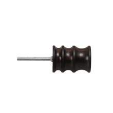 3Pcs Electric Polished Head Burnisher Craft Tools Brown Wooden