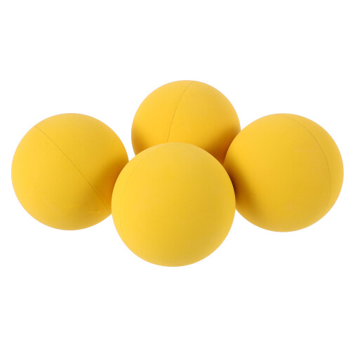 20Pcs Yellow Rubber Soft Bouncy Balls for Rebound Training 1