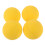 20Pcs Yellow Rubber Soft Bouncy Balls for Rebound Training 3