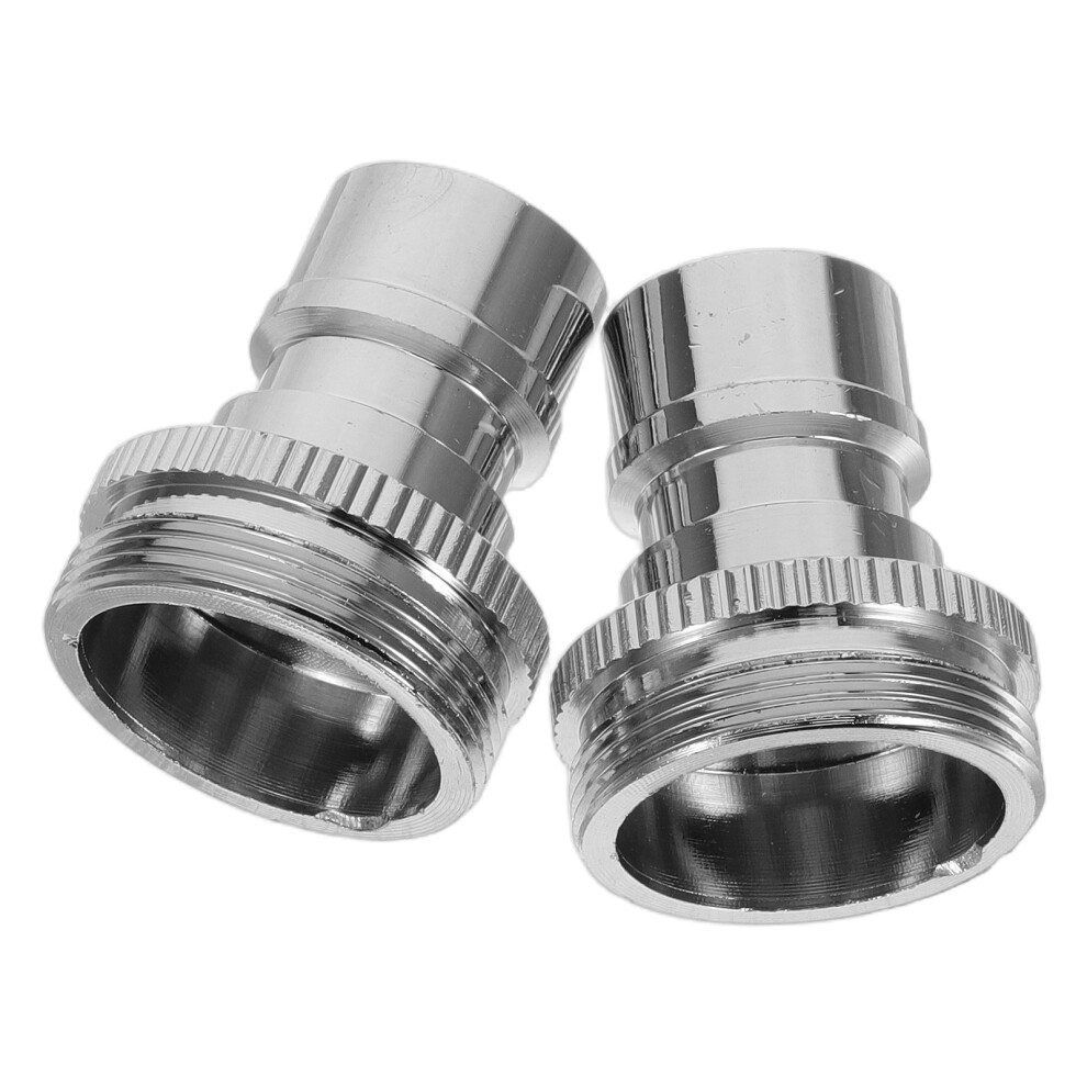2Pcs Brass Kitchen Faucet To Hose Adapter Snap Coupling For Sink Use 3591302837625