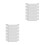 2Ensembles Accessoires Gouttière Blancs Avec Adaptateurs Supports 7