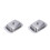 2Pcs Rustproof Stainless Steel Butter Dish with Lid Easy Handle Silver 5