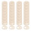 300Pièces Support Broderie Bois Beige Design Unique DIY 11