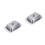 2Pcs Rustproof Stainless Steel Butter Dish with Lid Easy Handle Silver 7