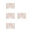 4Pcs Portable Beige Colored Lens Holder Case Plastic Storage Organizer 6