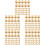 500Pcs Smooth Golden Earring Backs Replacements for Pierced Studs 8