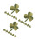 30Pcs St. Patrick's Day Shamrock Patch Green Leaf Iron on Embroidery 10