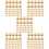 500Pcs Smooth Golden Earring Backs Replacements for Pierced Studs 10