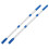 4Pièces Tige Extensible Aluminium Bleu Pour Nettoyage 3