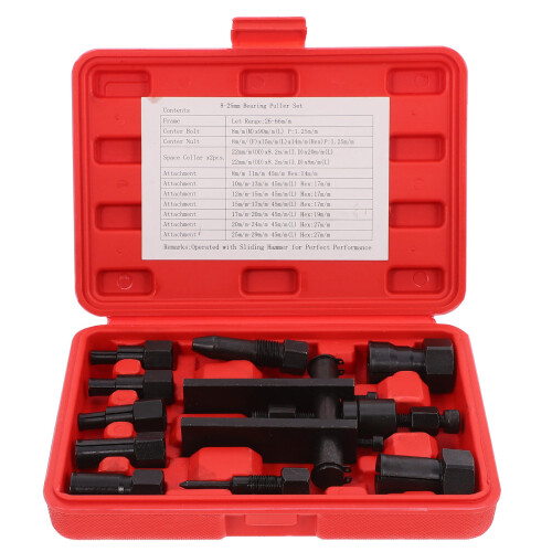 20Pièces Outil Extraction Roulement Alliage Durable Rouge