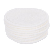 50Pcs Gentle Cotton Rounds Reusable Makeup Remover Pads White Facial