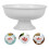 4Pcs White Ceramic Elevated Fruit Bowls Footed Dessert and Snack Bowls 11