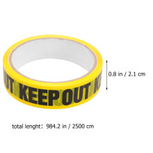 4Pcs Multi Warning Safety Tape Barrier Roll for Packing and Safety