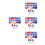 Assorted Color Silicone Rubber Lab Plugs High Temperature Sealing 5