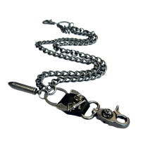 3Pcs Silver Pocket Chain for Boys Durable Hip Hop Chain for Pants