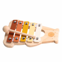 5Pièces Instrument Percussion Bois Métal Xylophone Pour Bébé
