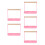 5Pcs Multifunctional Pink Bird Perch Stand for Parakeets and Parrots 7