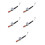 5Pièces Nozzle Gonfleur Durable Plombé Et Pression Rapide 5