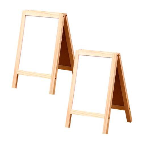 4Pièces Tableau Bois Vert Rouge, Tableau Ardoise 1