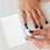 40Pièces Gel Transparent Fixation Ongles Pressés 11