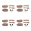 8Pcs Soft Plush Handlebar Hand Grip Covers Cute Design for Motorcycles 3
