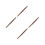 4Pcs Small Wooden Rolling Pins Durable Chicken Wing Wood Dough Rollers 9