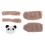 8Pcs Soft Plush Handlebar Hand Grip Covers Cute Design for Motorcycles 2