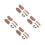 8Pcs Soft Plush Handlebar Hand Grip Covers Cute Design for Motorcycles 5