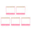 5Pcs Multifunctional Pink Bird Perch Stand for Parakeets and Parrots 10