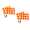 4Pièces Drapeaux De Signaux Arbitre Polyvalents Avec En Éponge 3