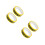 4Pcs Multi Warning Safety Tape Barrier Roll for Packing and Safety 4
