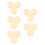 15Pcs Yellow DIY Pottery Throwing Tool Kit Absorbent Clay Mat 3