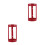 2Pièces Patère Extincteur Murale Rouge Durable 3