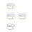 4Pcs White Marble Dessert Holders Stable Cake Rack Display Stand 9