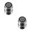 4Pièces Adaptateur Connecteur Scuba Compact Argent 4
