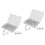 200Pièces Punaise Transparente, Accessoire Pratique Pour Tableau 5