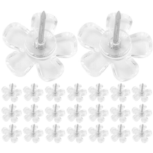 200Pièces Punaise Transparente, Accessoire Pratique Pour Tableau 1