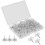 200Pièces Punaise Transparente, Accessoire Pratique Pour Tableau 1