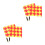 4Pièces Drapeaux De Signaux Arbitre Polyvalents Avec En Éponge 5