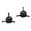 2Pcs Durable Black Metal Fan Blower Wheel Puller Tool for Hvac Repairs 4