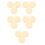 15Pcs Yellow DIY Pottery Throwing Tool Kit Absorbent Clay Mat 5