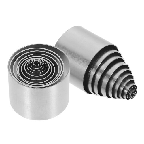 72Pcs Durable Silver Circle Cutters for Clay Crafts and Sculpting 1