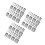 72Pcs Durable Silver Circle Cutters for Clay Crafts and Sculpting 6