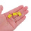 100Pcs Decorative Yellow Map Push Pins - Flag Markers for Cork Boards 3