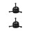 2Pcs Durable Black Metal Fan Blower Wheel Puller Tool for Hvac Repairs 5