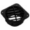 2Pièces Grille D'évent Noire En Plastique Pour Chauffage 1
