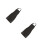 2Pcs Black Sleeveless Apron for Salon, Kitchen and Workshop Protection 2