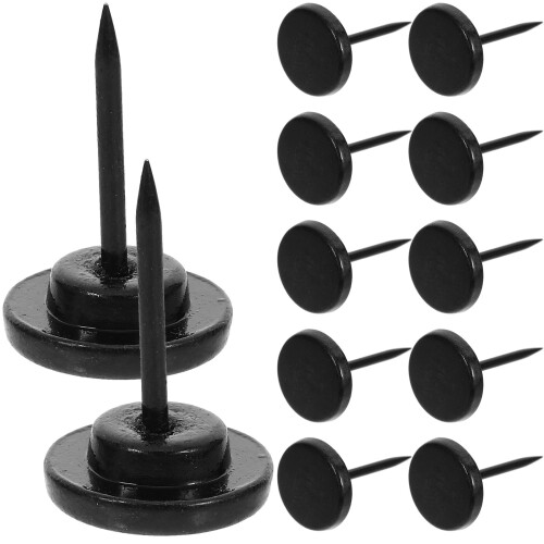 150Pièces Punaises Métal Noires Pour Maison 2