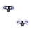 2Sets Durable Plastic Suction Cup Bracket for Car Radar Windshield Use 4
