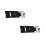 2Pcs Portable Black Makeup Organizer ABS Foldable Palette with Mirror 8